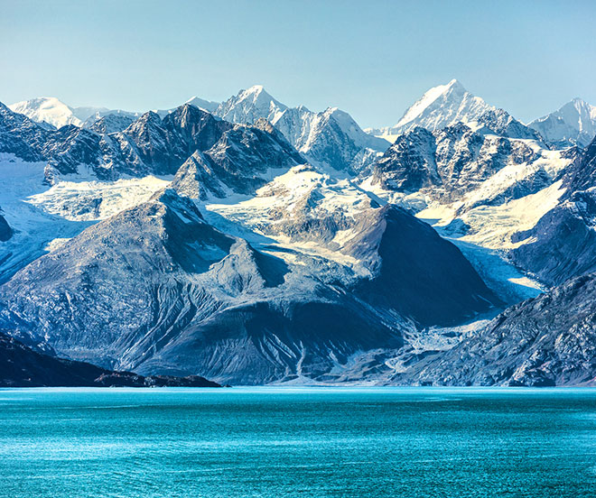 Glacier Bay National Park in Alaska, USA